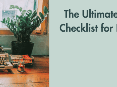 The Ultimate Blog Post Checklist for Busy&nbsp;Moms